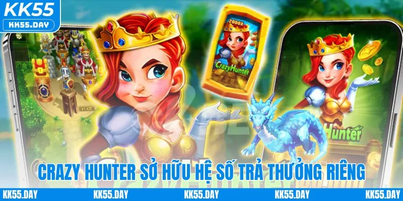Nổ Hũ Jili - Săn Jackpot Tiền Tỷ Đổi Đời Nhanh Chóng 4 Crazy Hunter sở hữu hệ số trả thưởng riêng