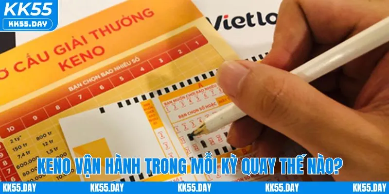 Kết Quả Xổ Số Keno Hôm Nay | Phân Tích Cho Người Chơi KK55 3 Keno vận hành thế nào trong mỗi kỳ quay?